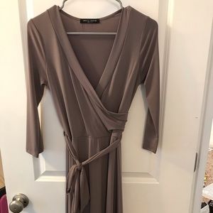 3 boutique faux-wrap dress bundle